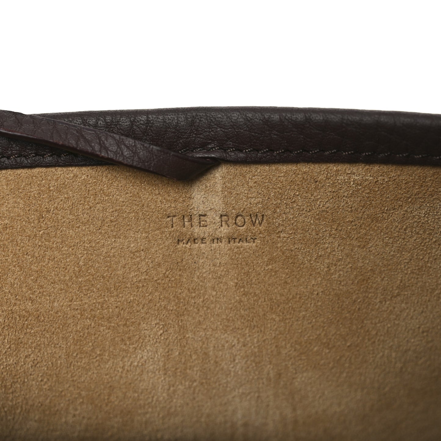 Grained Calfskin Small N/S Park Tote Acajou