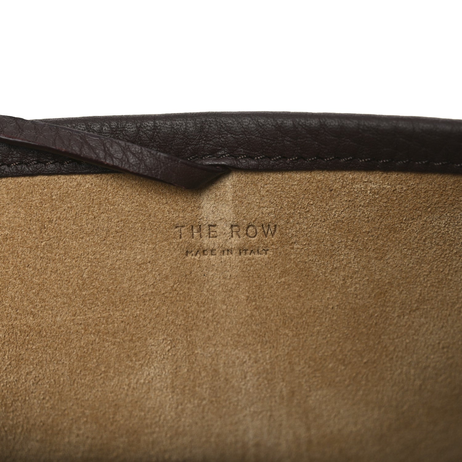 The Row Grained Calfskin Small N/S Park Tote Acajou 6 of 9