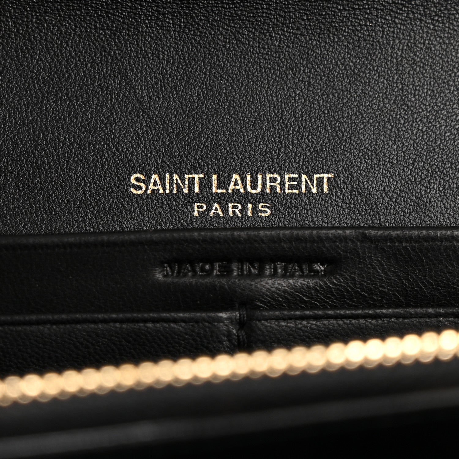 Saint Laurent Patent Calfskin Matelasse Monogram Large Vicky Continental Wallet Black 6 of 12