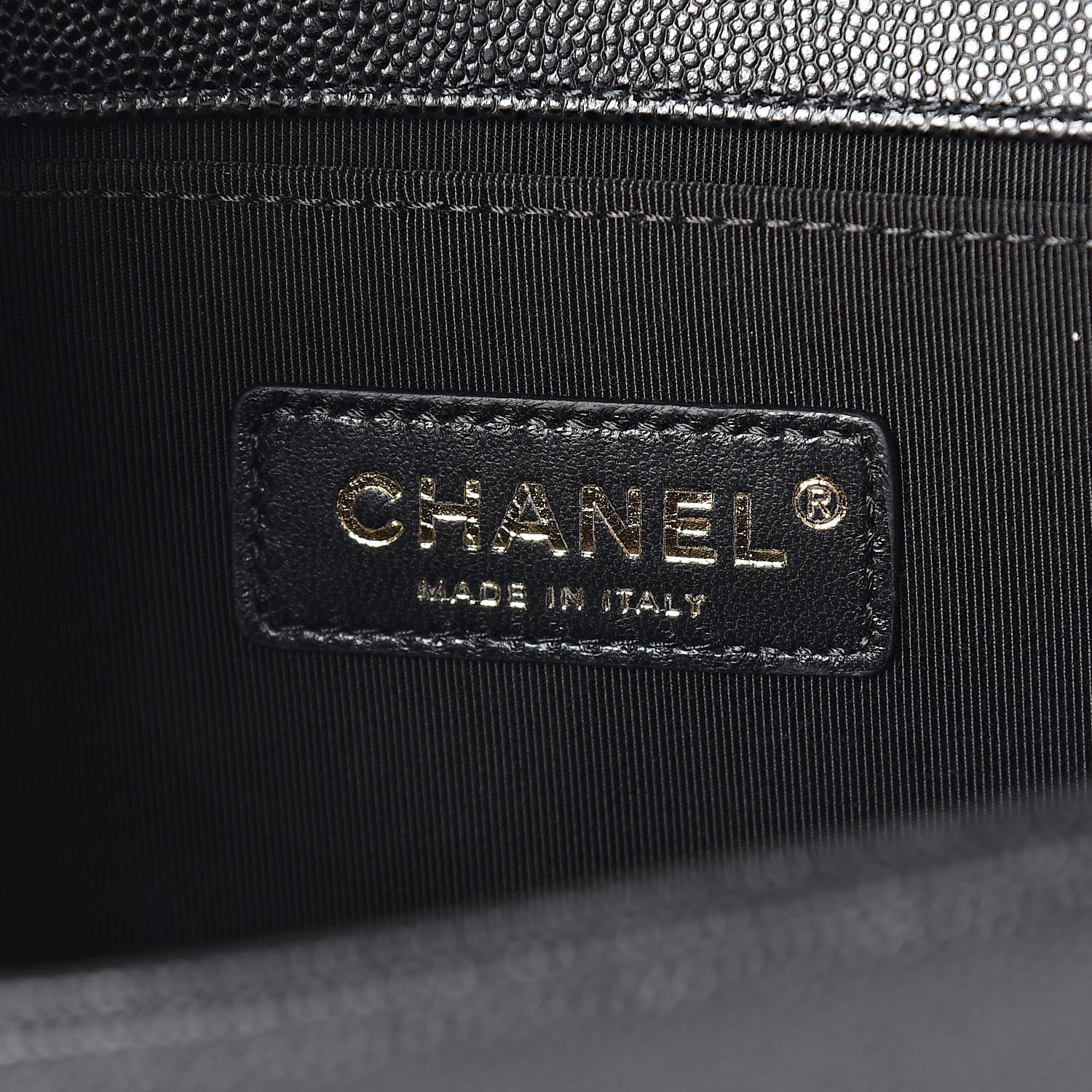 Chanel Caviar Quilted Medium Boy Flap Black 6 of 10
