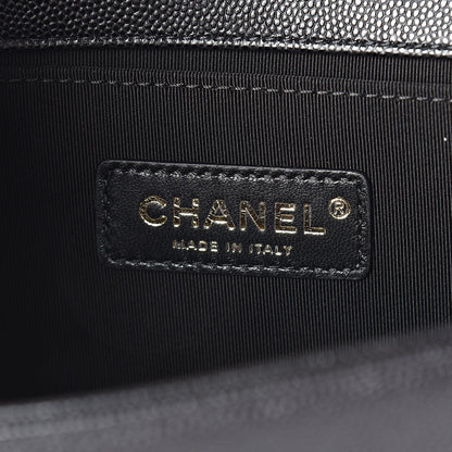 Chanel Caviar Quilted Medium Boy Flap Black 6 of 10
