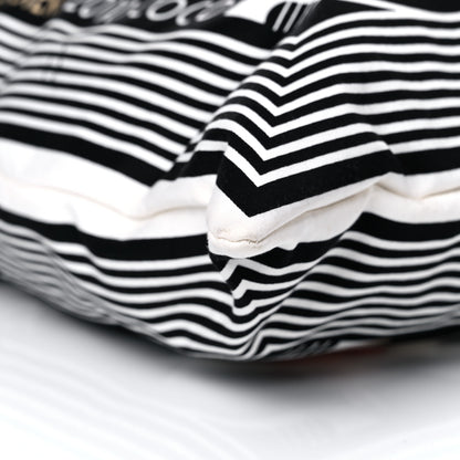 Chanel Canvas CC Paris Venice Bon Bon Tote Black White 8 of 11