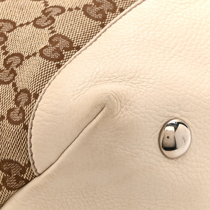 Gucci Monogram Web Sunset Tote Off White 13 of 16