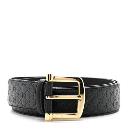 Gucci Soft Microguccissima Margaux Calfskin Belt 90 36 Black 1 of 7