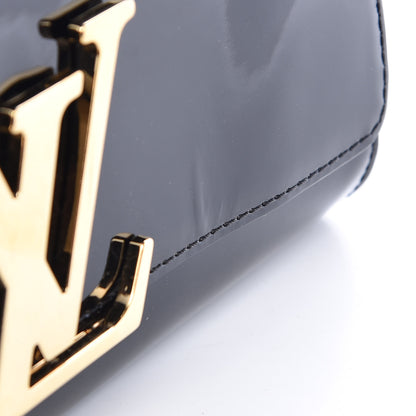 Louis Vuitton Patent Louise Clutch Black 9 of 9