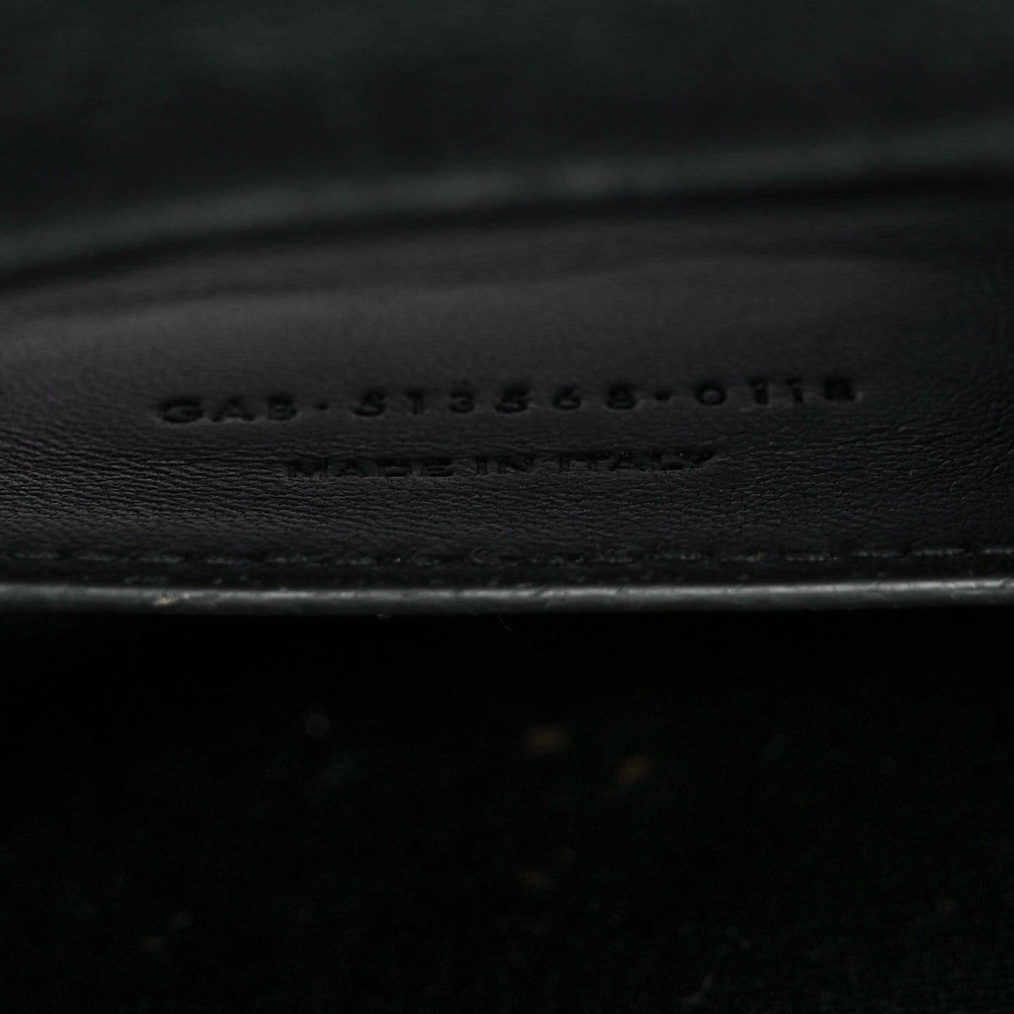 Calfskin Sequin Small Classic Monogram Kate Satchel Black