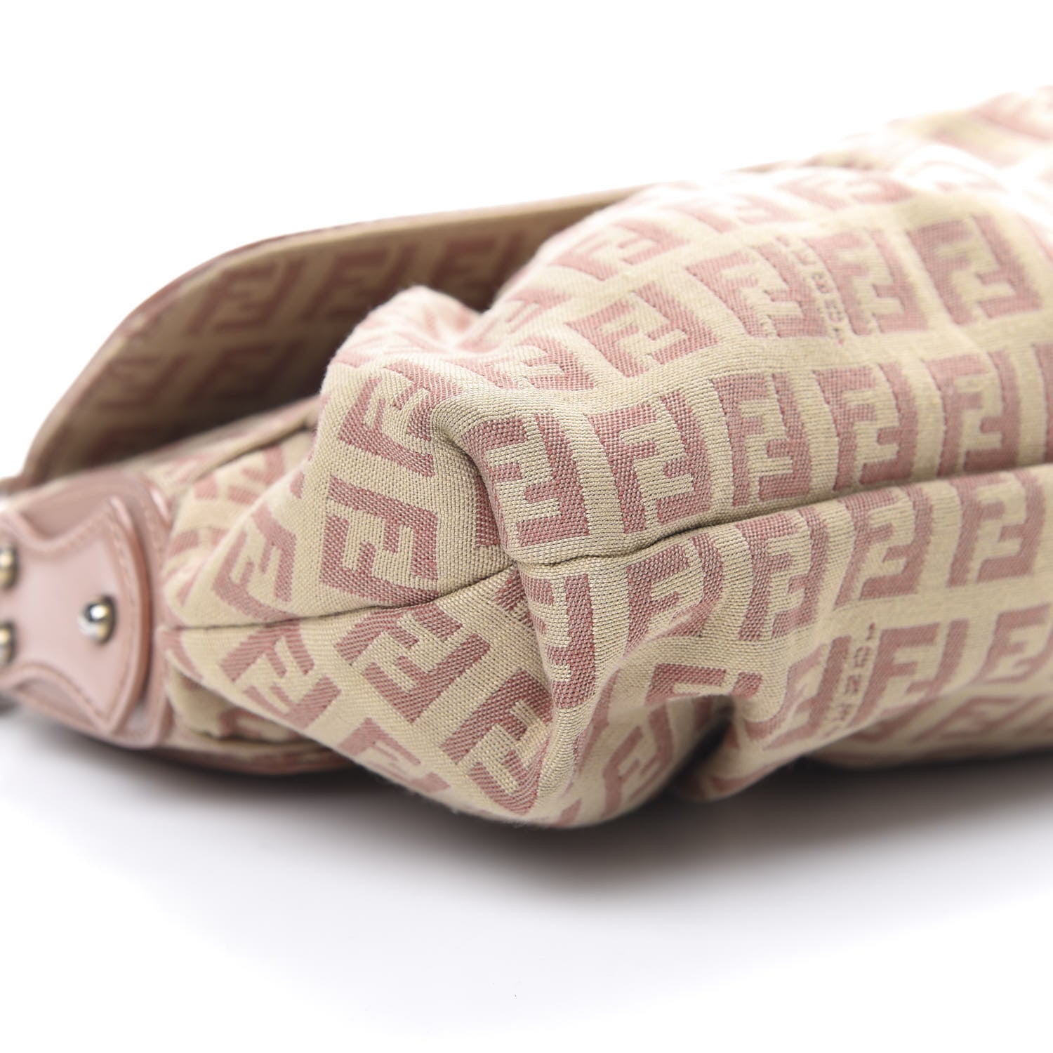 Fendi Zucchino Small Chef Shoulder Bag Rosa 8 of 11