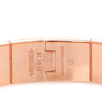 Hermes Enamel Printed Narrow Baobab Cat Hinged Bracelet S Graffitis Craft 4 of 5