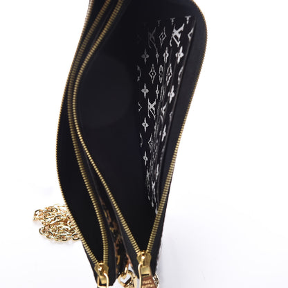 Louis Vuitton Monogram Giant Jungle Pochette Double Zip Black 9 of 12