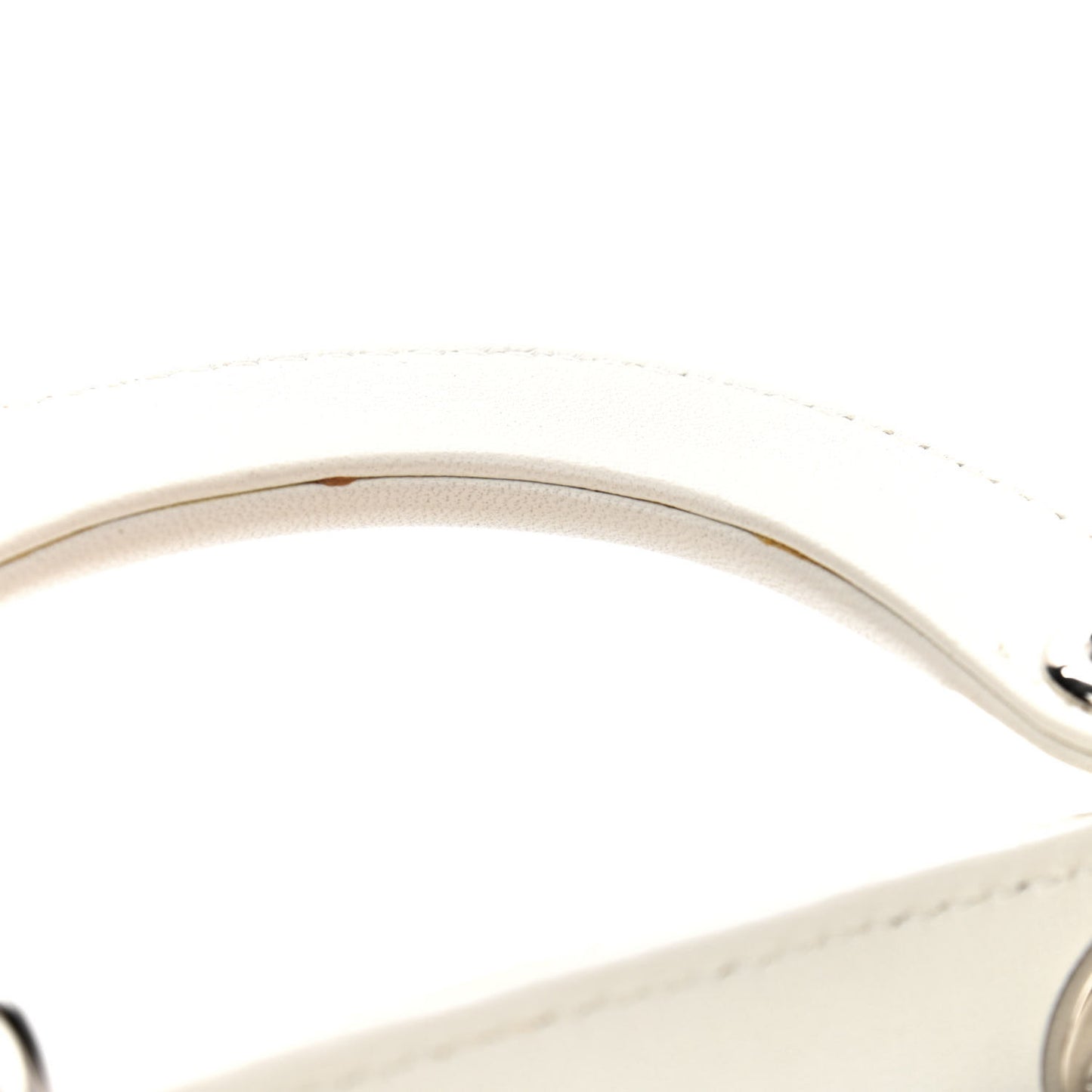 Lambskin Cannage Mini Lady Dior White