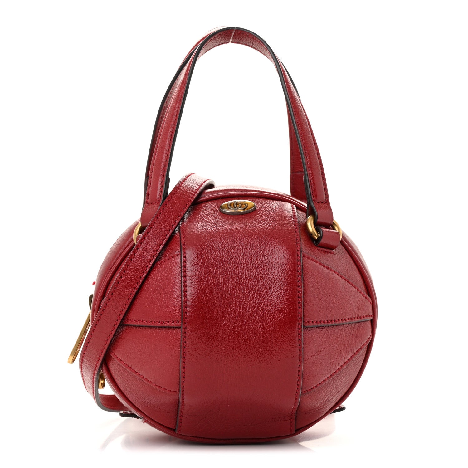 Gucci Piuma Lux Energy Mini Tifosa Basketball Shaped Shoulder Bag Romantic Cerise 1 of 13