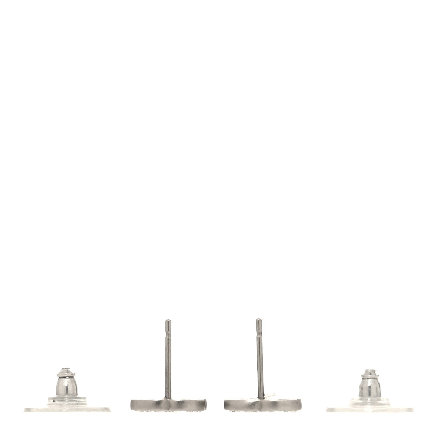 Crystal Mini Timeless CC Earrings Silver