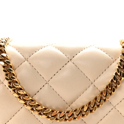 Versace Nappa Quilted Small Medusa Chain Crossbody White 7 of 9