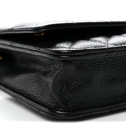 Chanel Caviar Quilted Wallet On Chain WOC Black 9 of 11