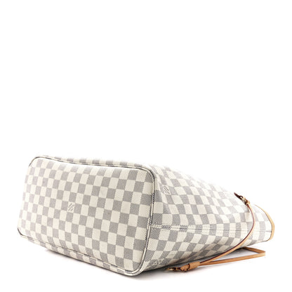 Louis Vuitton Damier Azur Neo Neverfull MM Rose Ballerine 13 of 15