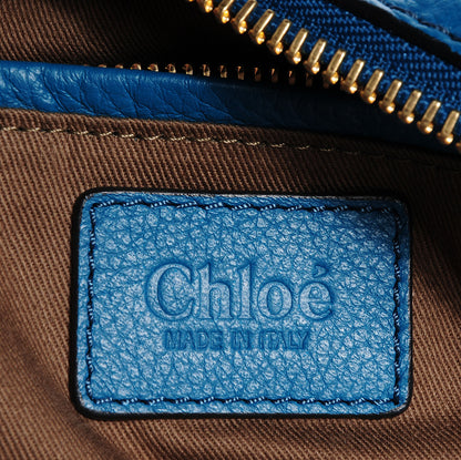 Chloe Calfskin Medium Marcie Satchel Laguna Blue 8 of 10