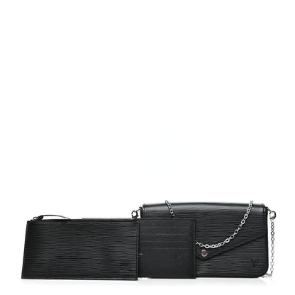Louis Vuitton Epi Pochette Felicie Black 1 of 12