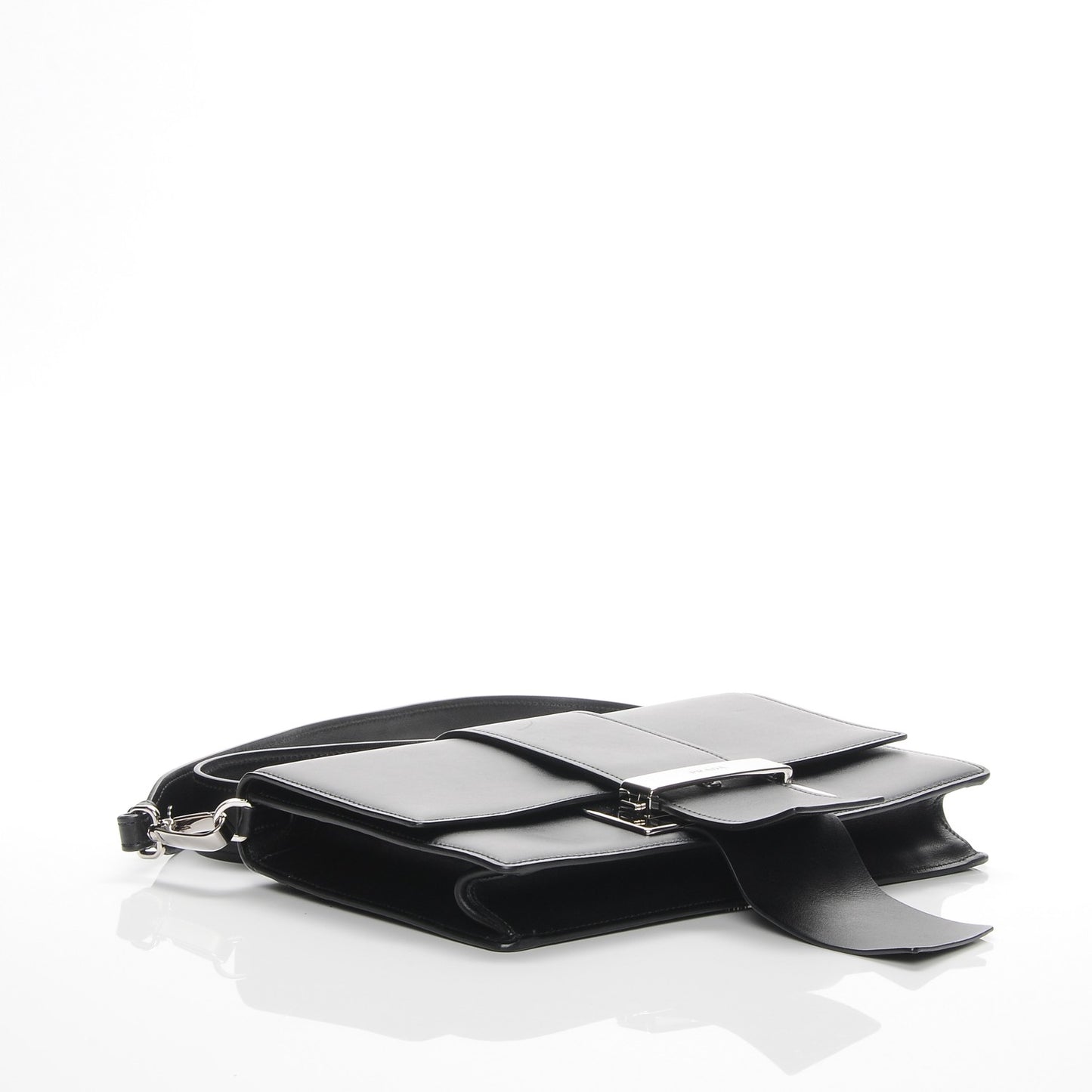 City Calf Ribbon Bag Nero Black