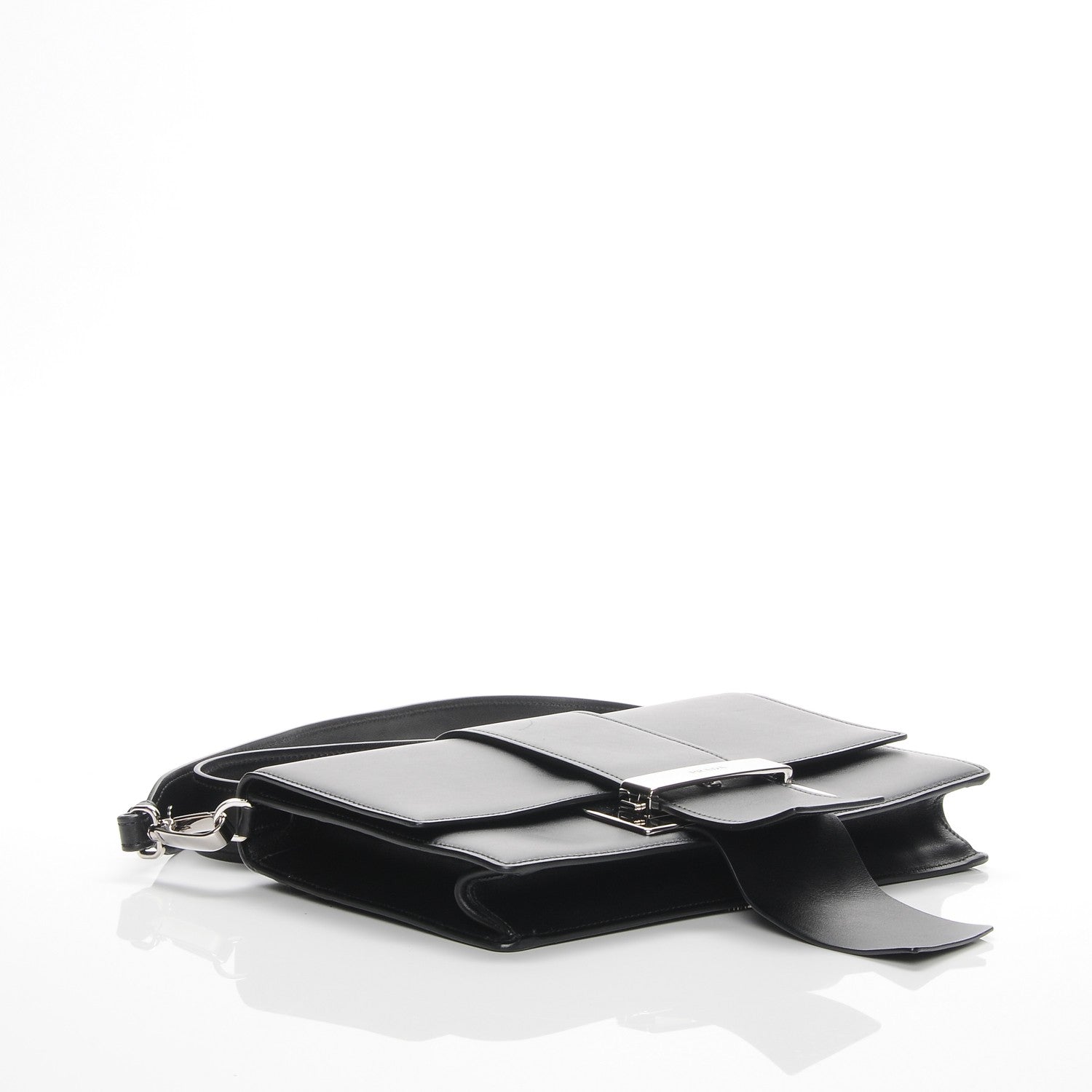 Prada City Calf Ribbon Bag Nero Black 5 of 7