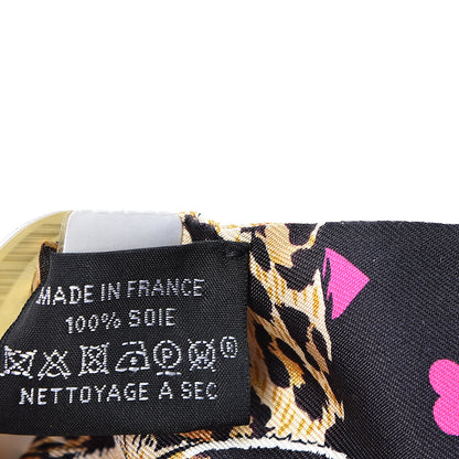 Hermes Silk Jungle Love Love Twilly Black Vert Rose Vif 3 of 4