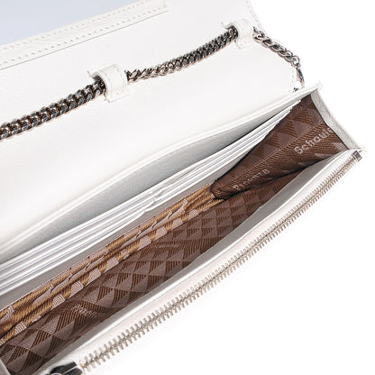 Proenza Schouler Leather PS11 Chain Wallet White 6 of 8