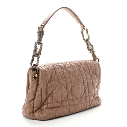 Christian Dior Lambskin Cannage Medium Delidior Flap Beige 2 of 9