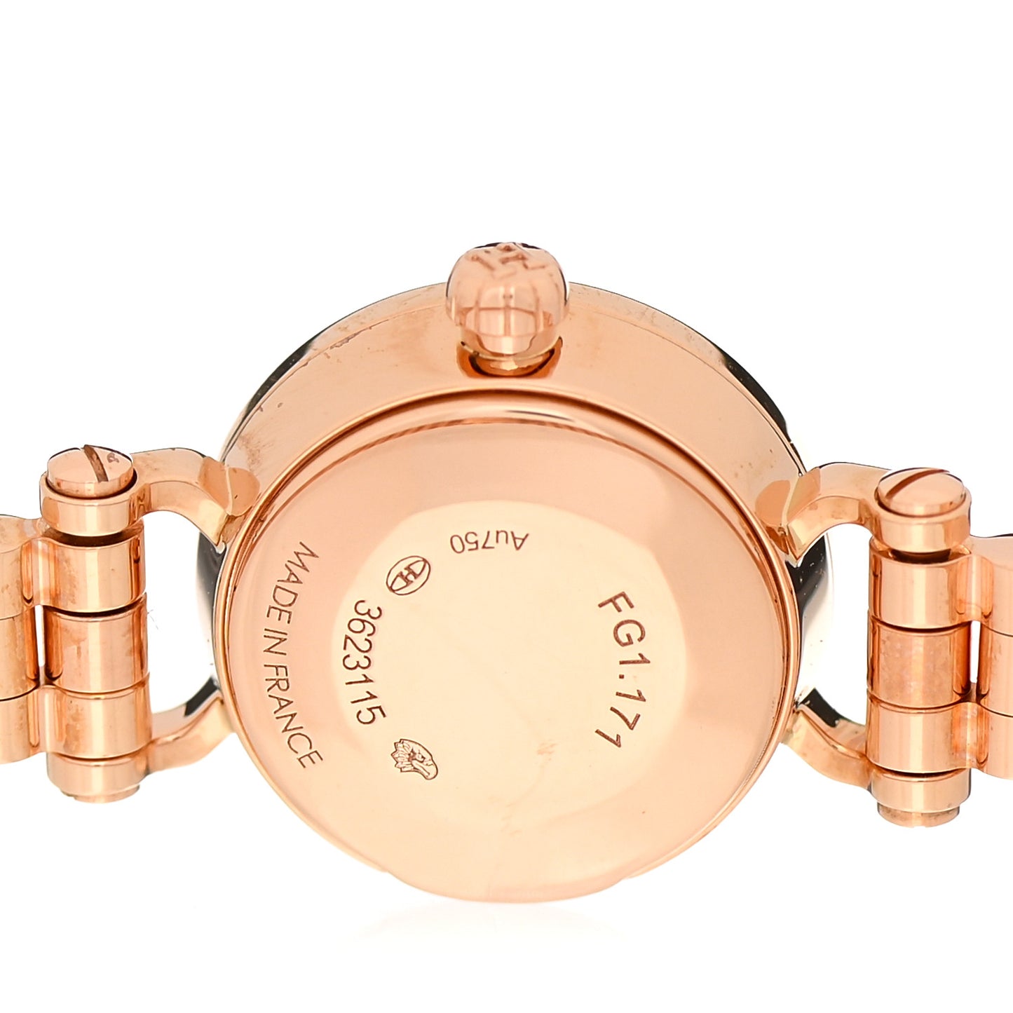 18K Rose Gold Diamond Bezel 16mm Faubourg Quartz Watch