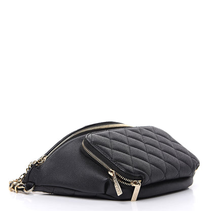 Chanel Caviar Quilted Business Affinity Waist Belt Bag Black 4 of 10