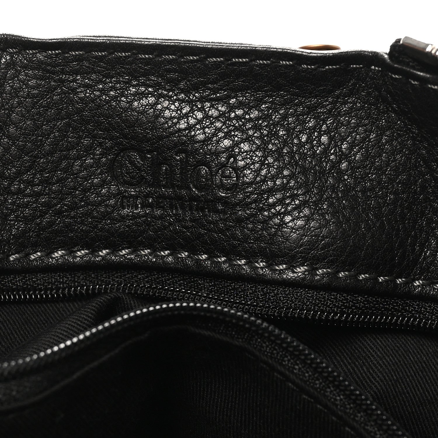 Chloe Calfskin Medium Paddington Satchel Black 6 of 10