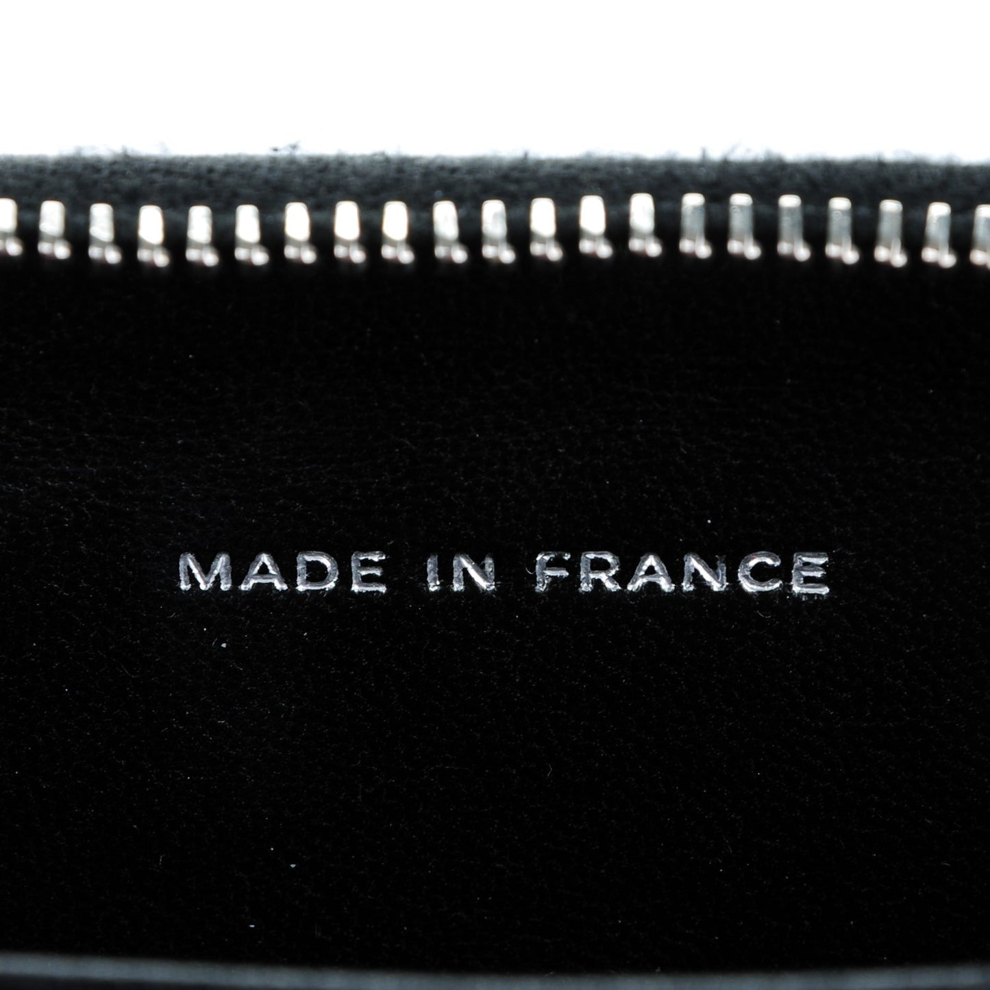 Lambskin Quilted Zip Around Coin Purse Wallet Black