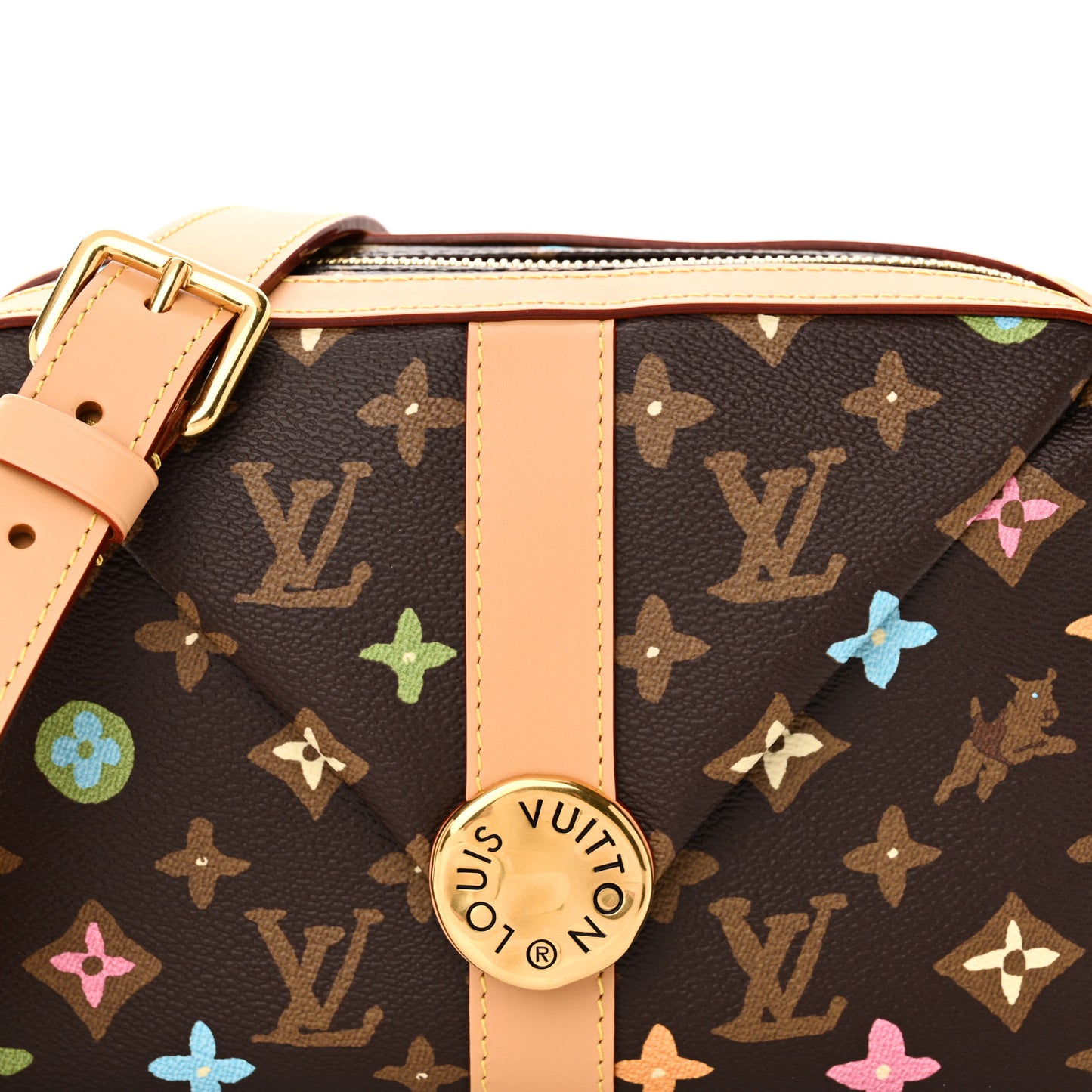 X TYLER THE CREATOR Monogram Craggy Envelope Messenger Chocolate