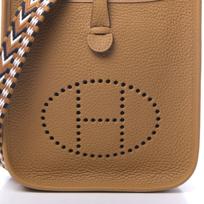 Hermes Taurillon Clemence Allegro Evelyne TPM Sesame 10 of 11