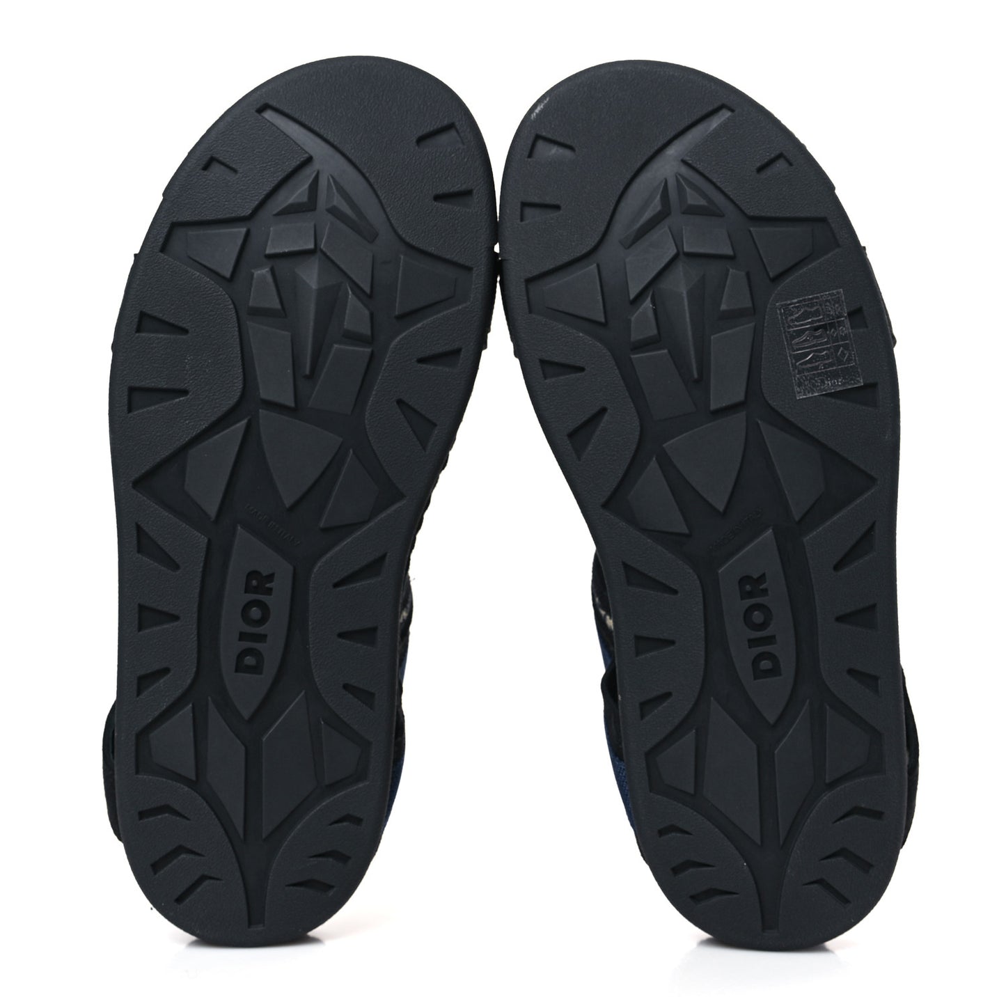 Technical Fabric Oblique Mens Atlas Sandals 40 Black Blue