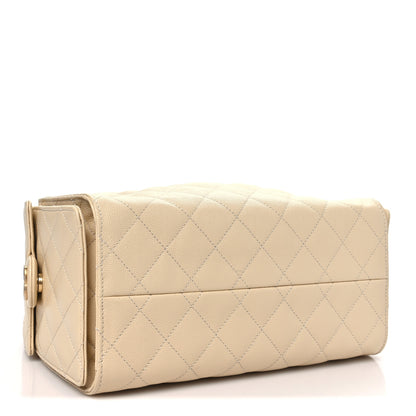 Chanel Caviar Quilted Small Chanel 25 Handbag Beige 3 of 10