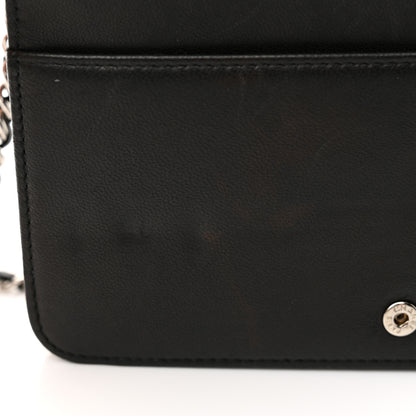 Chanel Patent Quilted Coco Boy Wallet On Chain WOC Black 12 of 17