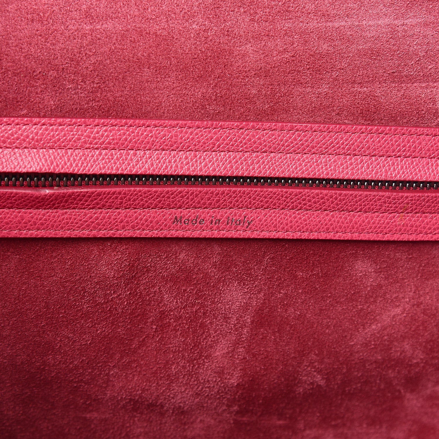 Celine Supple Calfskin Medium Phantom Luggage Fuchsia 7 of 19