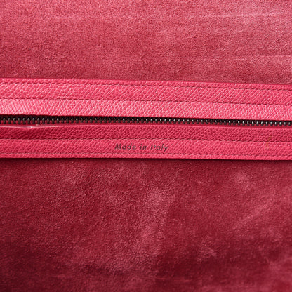 Celine Supple Calfskin Medium Phantom Luggage Fuchsia 7 of 19