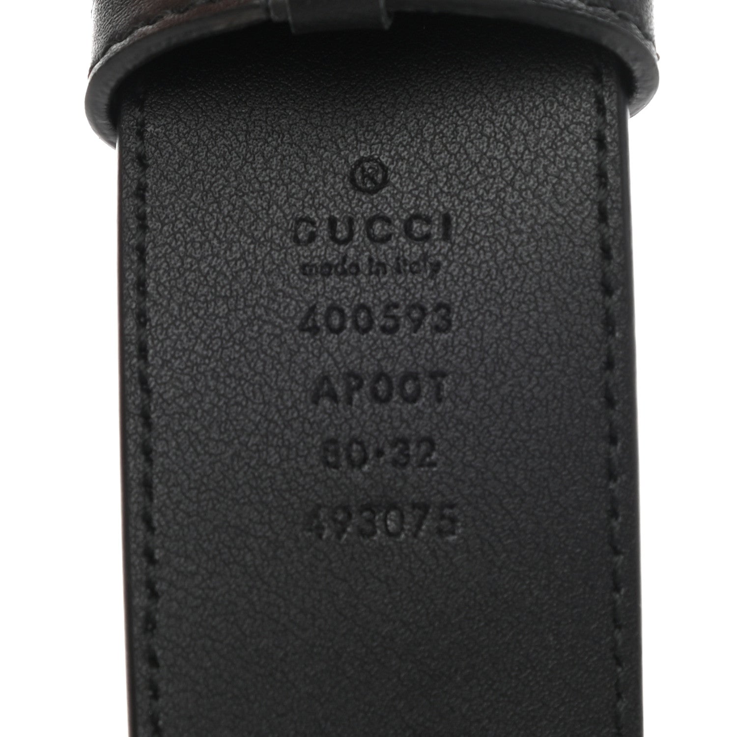 Gucci Calfskin Double G 40mm Belt 80 32 Black 5 of 5