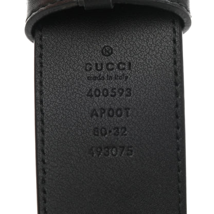 Gucci Calfskin Double G 40mm Belt 80 32 Black 5 of 5