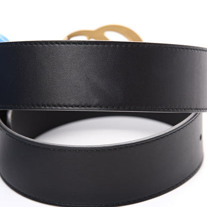 Gucci Calfskin Double G 40mm Belt 85 34 Black 3 of 6