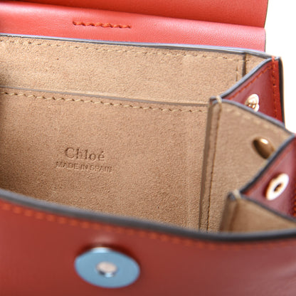 Chloe Suede Calfskin Mini Faye Bracelet Bag Earthy Red 8 of 10
