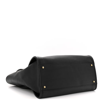 Chanel Calfskin Medium Deauville Tote Black Multicolor 5 of 11