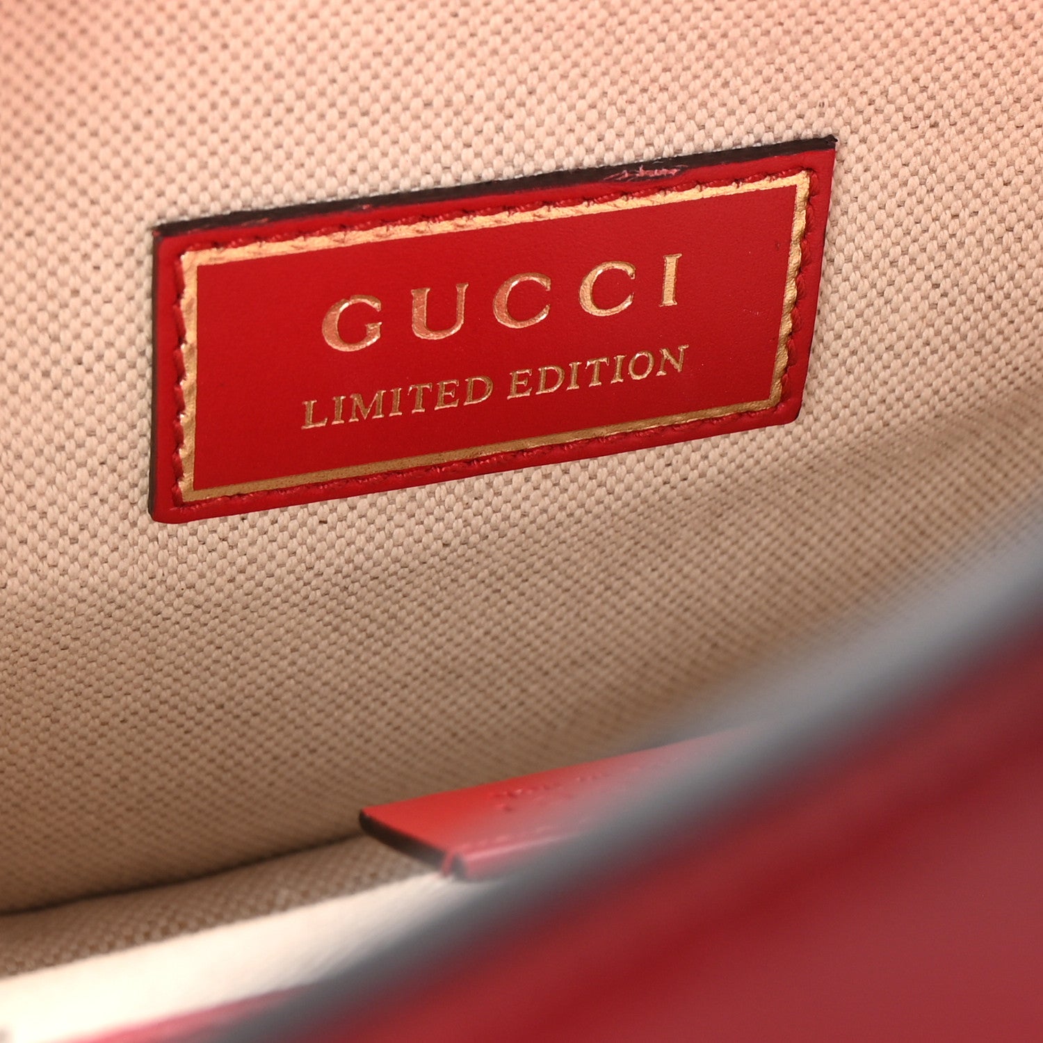Gucci Calfskin Chinese New Year Mini Dionysus Shoulder Bag Hibiscus Red 6 of 10