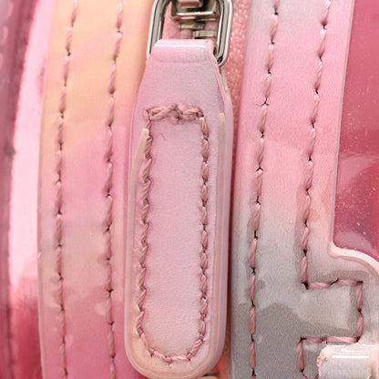 Chanel PVC Lambskin Filigree Round Clutch With Chain Pink 13 of 13