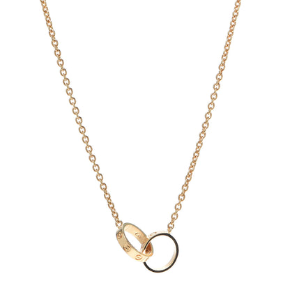 Cartier 18K Yellow Gold Interlocking LOVE Necklace 1 of 8