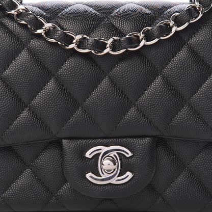 Chanel Caviar Quilted Mini Square Flap Black 8 of 10