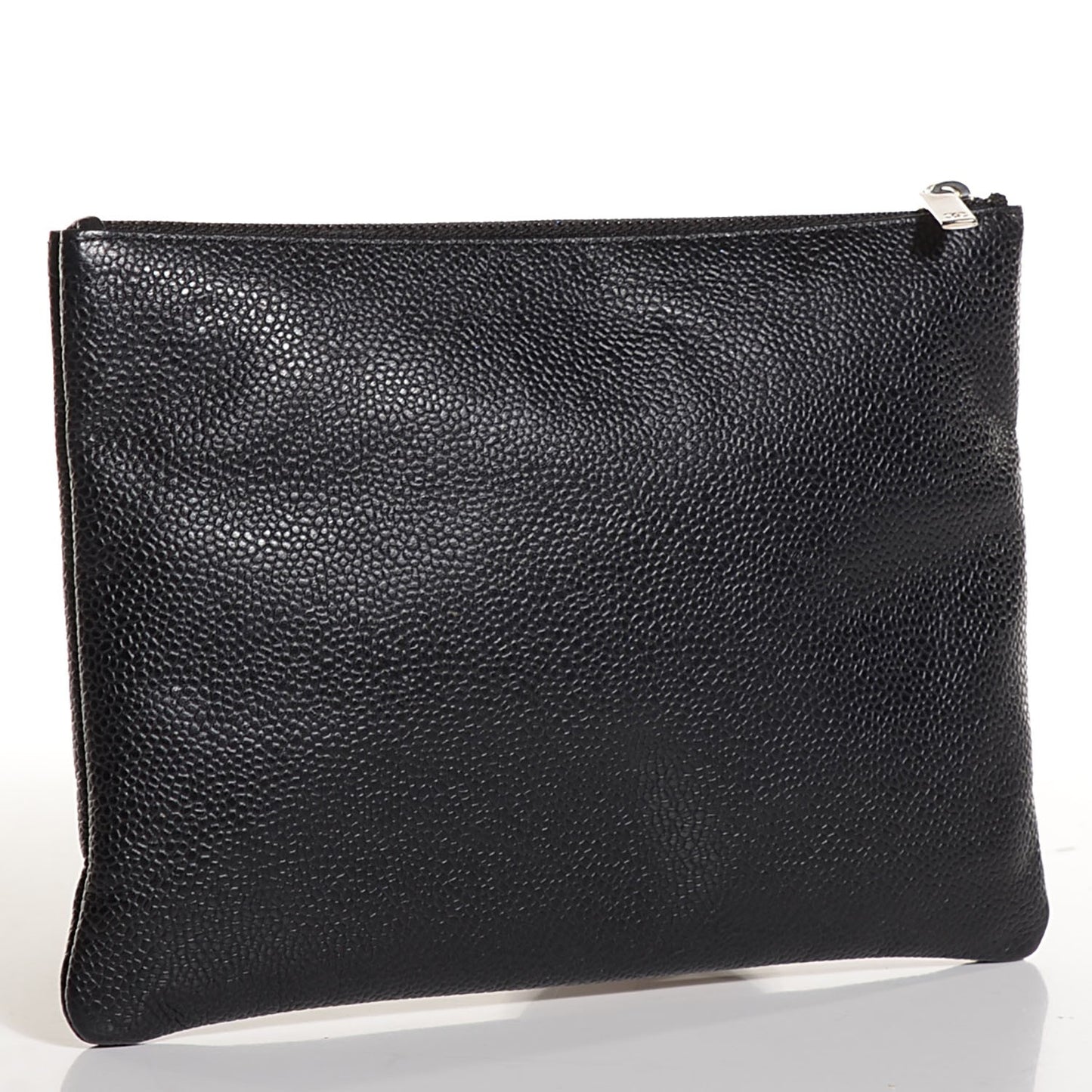 Caviar CC Flat Cosmetic Pouch Black