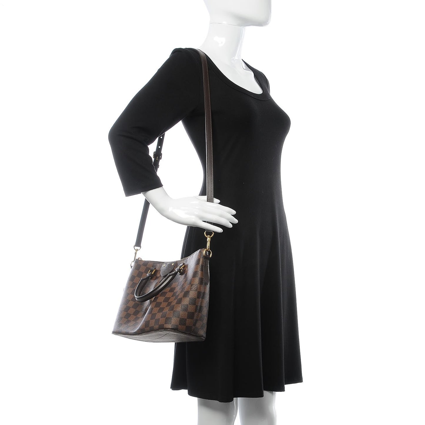 Damier Ebene Siena PM