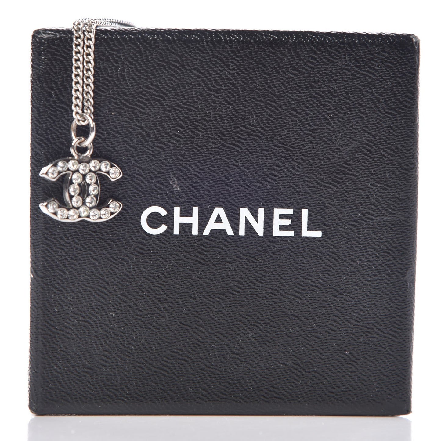 Crystal Timeless CC Necklace Silver