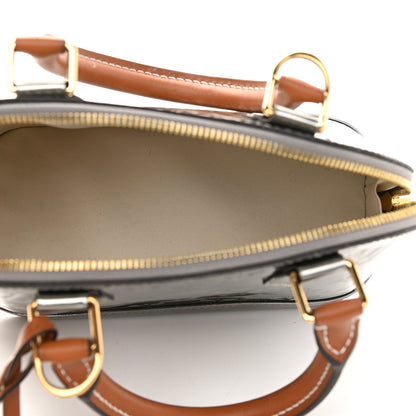 Louis Vuitton Vernis Alma BB Gris Metal 5 of 9